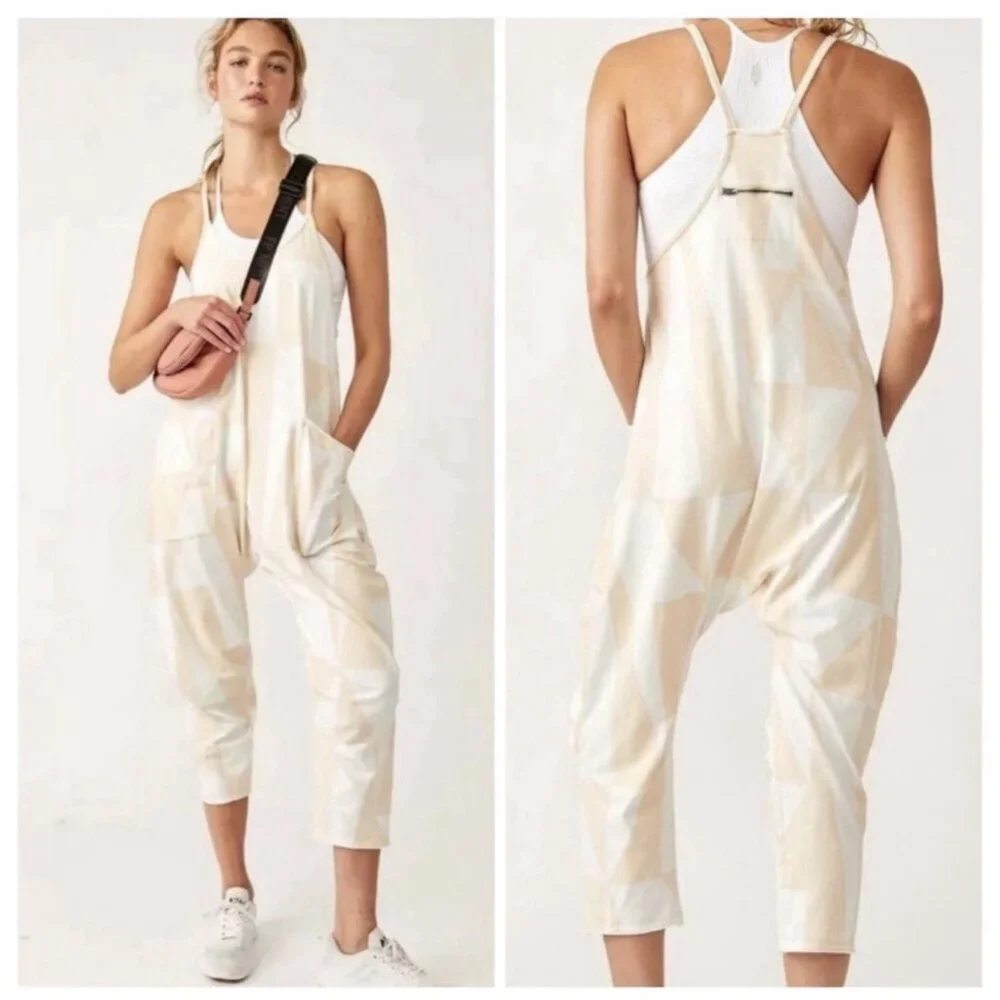 Free People Movement Hot Shot One piece Jumpsuit Incline Bamboo-Size S NEW W/TAG - Picture 1 of 6
